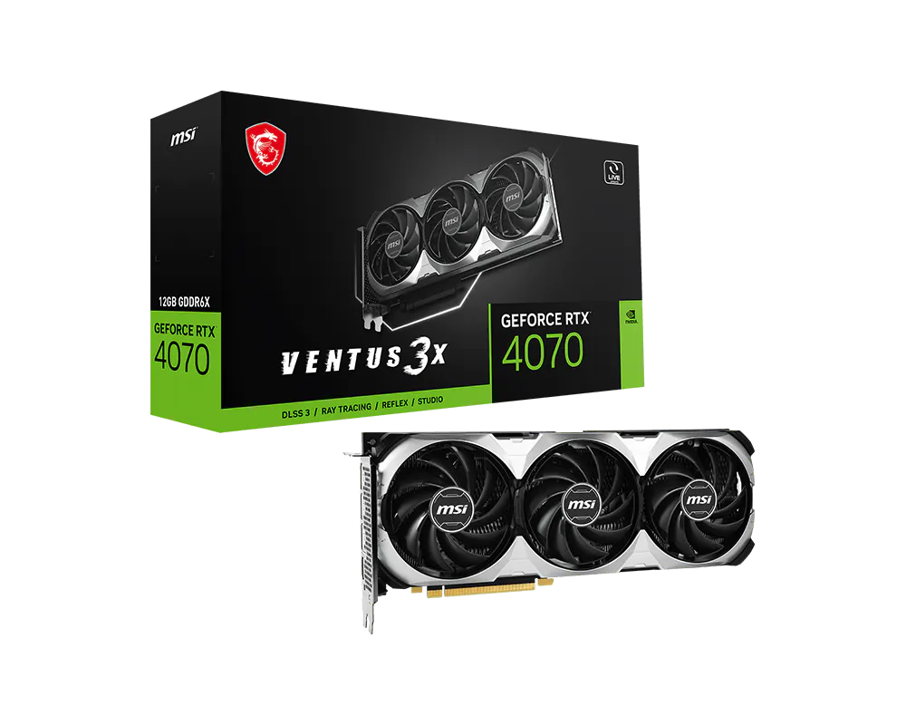 MSI GeForce RTX 4070 VENTUS 3X 12G